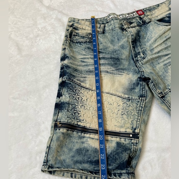 Lion Dynasty Denim Shorts Men’s 38 Slim - Picture 5 of 9